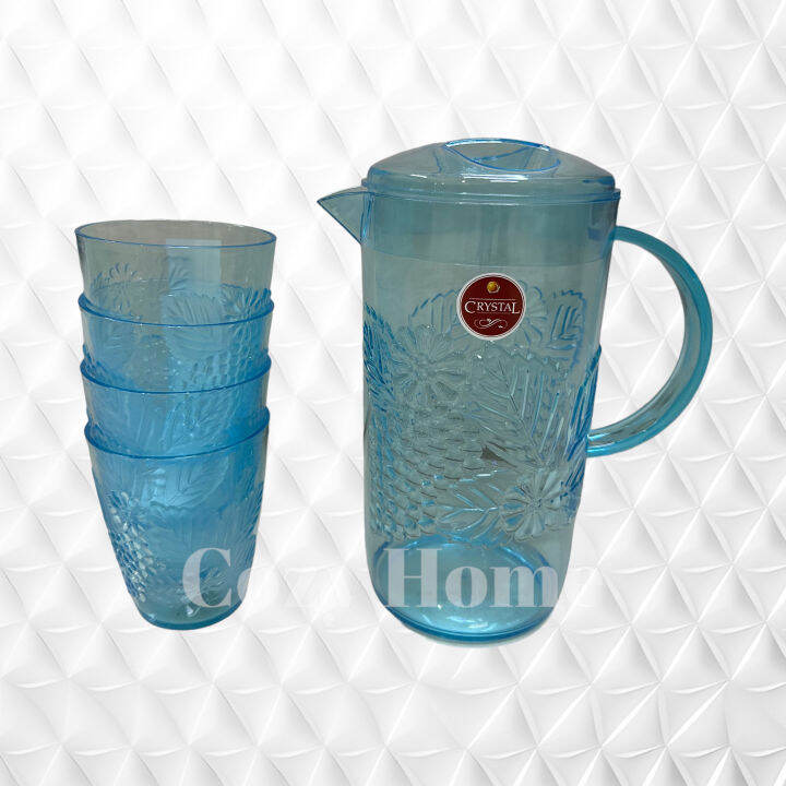 Uniglobal Fruity Pitcher w/4 Drinking Glass /Water Jug Lazada PH