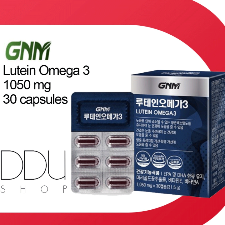 GNM Natural Lutein Omega3 (1050 mg x 30 capsules) Lazada Singapore