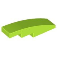 Lego part (ชิ้นส่วนเลโก้) No.11153 / 61678 Slope Curved 4 x 1