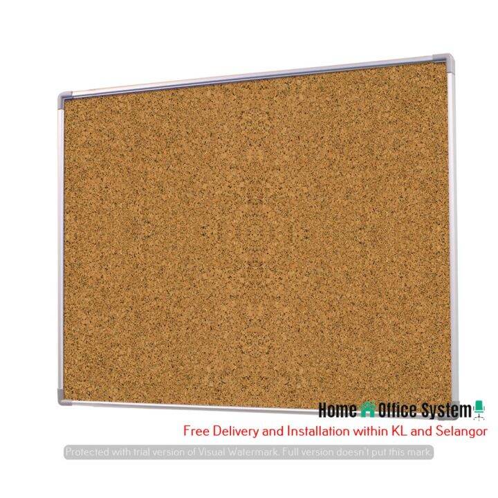 Cork Bulletin Notice Board with Aluminium Frame Home And Office System CBB Lazada