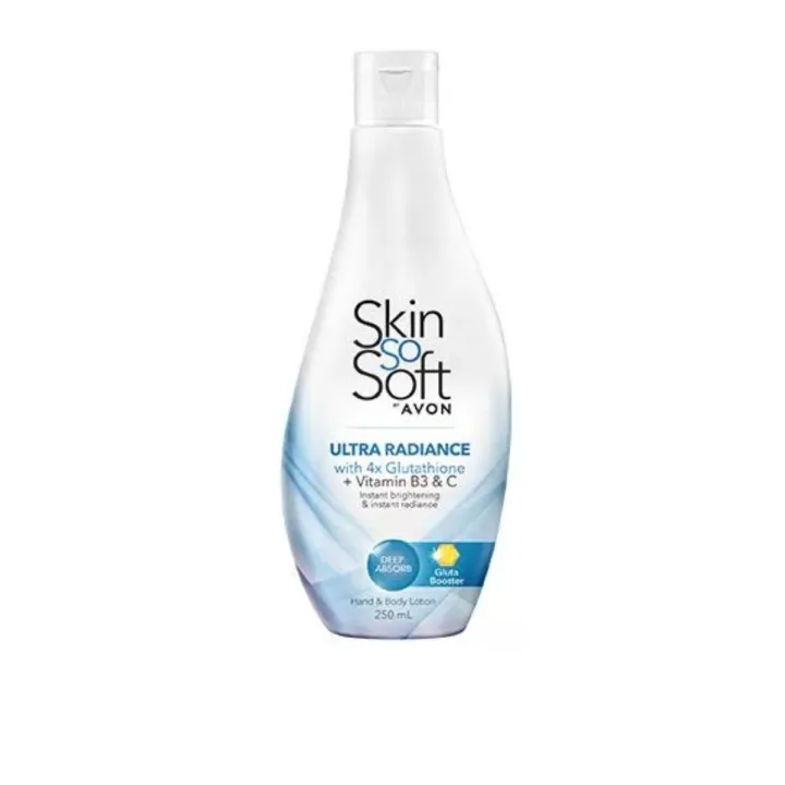 AVON Skin So Soft Ultra Radiance with 4x Glutathione 250ml ( 1 BOTTLE ...