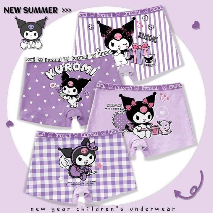 Sanrio Kuromi Cinnamoroll Children's and Girls' Underwear Cotton Soft ...