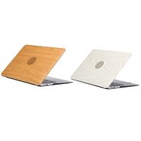 for Mac Book Air 13 Inch Single-Sided Laminated Leather Shell Snap-on Anti-Scratch Laptop Case Protective