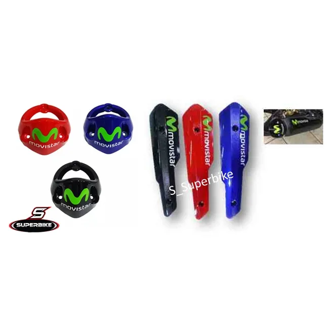 YAMAHA Y15ZR MUFFLER SIDE COVER EXHAUST COVER SET. Lazada