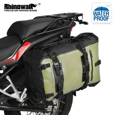Rhinowalk 100% กระเป๋ากระเป๋ารถจักรยานยนต์กันน้ำ8L/15L/30L,กระเป๋าข้างกระเป๋าที่นั่งความจุมากกระเป๋าสะพายไหล่กระเป๋าสะพายไหล่กระเป๋าท้ายมอเตอร์ไซค์อุปกรณ์เสริมกระเป๋าถือเดินทางแพ็กชิ้นเดียว