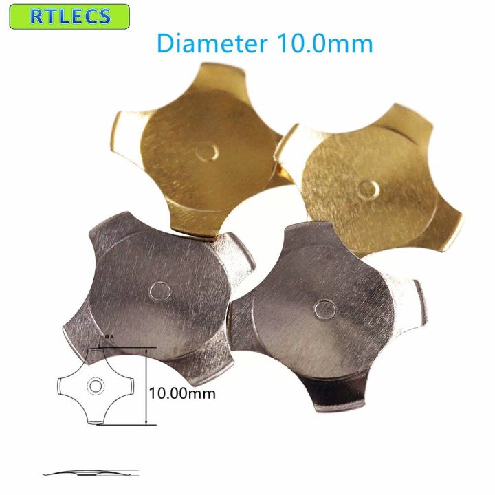 10pcs-cross-shape-gold-plated-metal-dome-reset-switch-6-8-8-4-10-12-16-mm-membrane-spst-momentary-on-off-tactile-sharp-feel