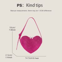 MEDIOW Heart-Shaped Mini Evening Bags For Women Luxury Designer Handbags 2023 New In Nylon PVC Shiny Decoration Shoulder Bag