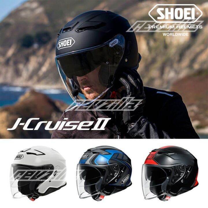 Open Face SHOEI JCRUISE II AGLERO TC2 JET HELMET Motorcycle Helmet