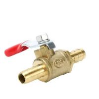 6mm-12mm Pneumatic Connector handle Hose Barb Inline Brass Water Oil Air Gas Fuel Line Shutoff Ball Valve Pipe Fittings