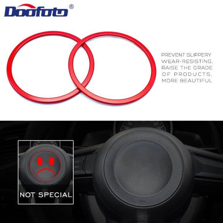 doofoto-แหวนวงกลมตกแต่งฝาครอบพวงมาลัยสำหรับ-mazda-3-6-gh-cx3-cx-5-cx5-cx-3-cx-7แต่งรถอุปกรณ์ตกแต่งภายใน