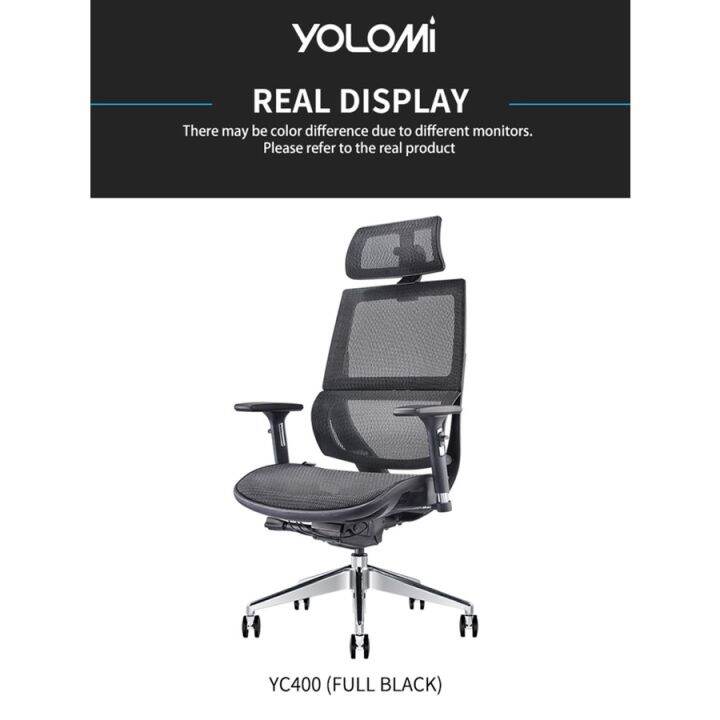 Yolomi Ergonomic Chair (135155cm) High Back Mesh Manager Chair YC400 Lazada Indonesia
