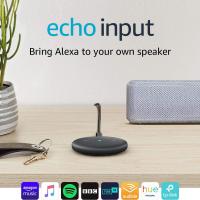 Amazon echo input Bring Alexa to your own speaker Black