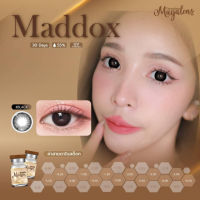 คอนแทคเลนส์สีดำ ขนาดบิ๊กอาย รุ่น Maddox (Mayalens)