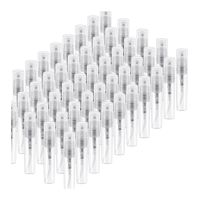 50 Pcs Disposable Perfume Atomizer Clear Plastic Spray Bottle Portable Fragrance Spray Bottle - 3Ml