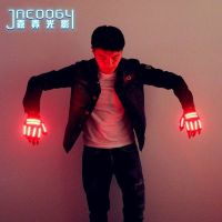 ✌✱ New ree Shipping Bright LED Stage Costumes LED Gloves Luminous LED Glasses Laser Stage Props Party Supplies