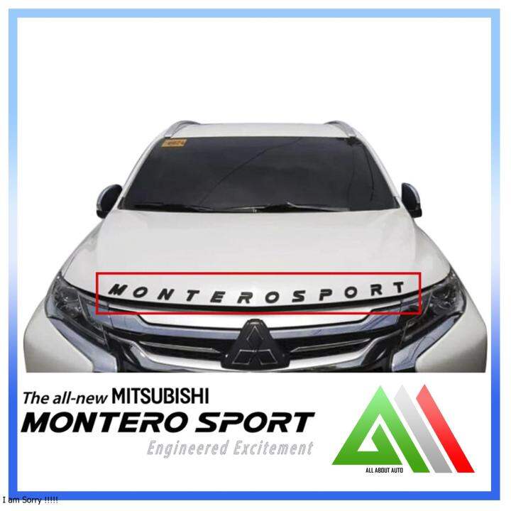 Montero Sport 2018 Hood Emblem (Black) Lazada PH