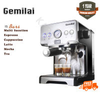 Gemilai เครื่องชงกาแฟอัตโนมัติ (ตั้งค่าเวลาชงได้) 1450W 1.7 ลิตร