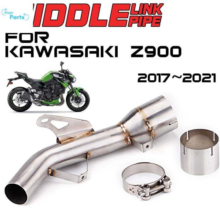 for kawasaki z900 intermediate pipe remove catalyst exhaust pipe 2017