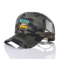 Topi Memancing แท็กซี่ปลอมแนวสตรีทป้องกันแสงแดดหมวกคนขับรถบรรทุกตาข่ายคนขับแบบตลก Yy345หมวกเบสบอลสำหรับผู้ชายผู้หญิงและฮิปฮอป