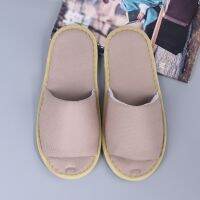 DEDETRIPE Men and women home travel slippers slippery cotton comfort