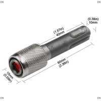 CK อะแดปเตอร์ซ็อกเก็ต SDS 1/4 HEX Shank screwdriver Holder Drill Bits ADAPTER Converter สำหรับสว่าน