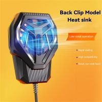 ▣ Heat Dissipation Phone Back Cooler Professional Mobile Phone Cooler Plastic Mini Mobile Phone Radiator Mobile Gadgets Turbo Fan