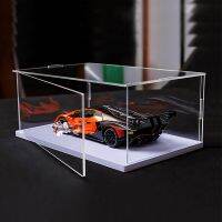 Clear Acrylic Display Case with Door for Vehicle Model,Dustproof Showcase,Countertop Box for Cars,Toys,Collectibles,Firgures