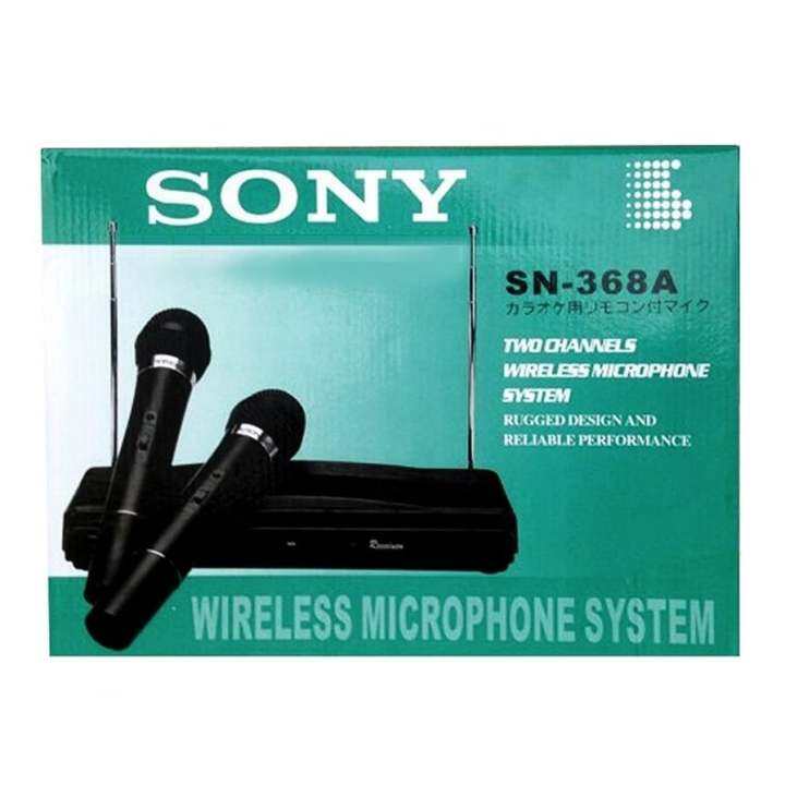 SONY SN368A Professional Dual Wireless Microphone (Black) Lazada PH