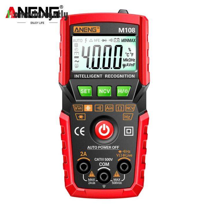 aneng-m107-m108-4000นับสมาร์ทดิจิตอลมัลติมิเตอร์-lcd-ncv-dc-ac-tester