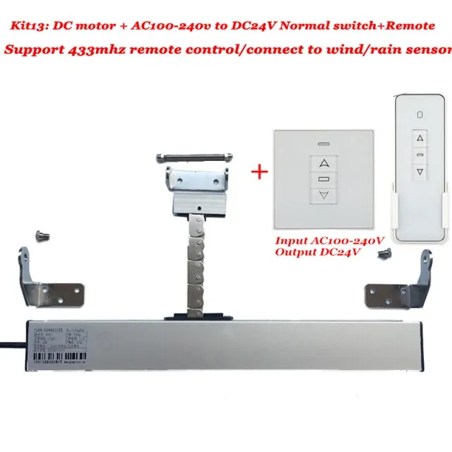 AC DC Motorized Window Actuator Velux Window Opener Wifi Remote Control