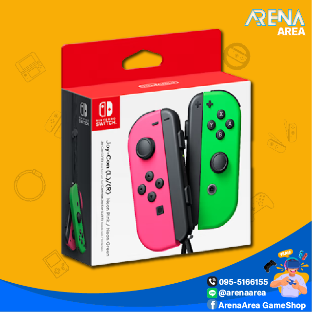 [Nintendo Switch] Joy-Con Controllers (Green / Pink)