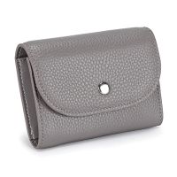 PU Leather Coin Purse Mini -Capacity Coin Bag Head Layer Cowhide Multifunctional Business Card Bag