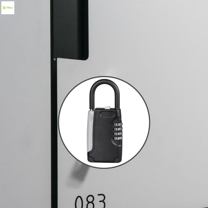 กล่องกุญแจกลางแจ้งสำหรับกุญแจกล่องเซฟล็อคกุญแจแบบแขวนรีเซ็ตได้สำหรับกุญแจบ้านนายหน้าโรงรถสำรอง