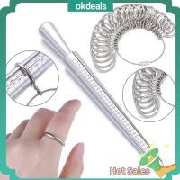 OKDEALS อุปกรณ์เสริม Professional US ขนาดแหวนวัดขนาดแหวน Sizer เครื่องมือเครื่องประดับวัดเครื่องมือ