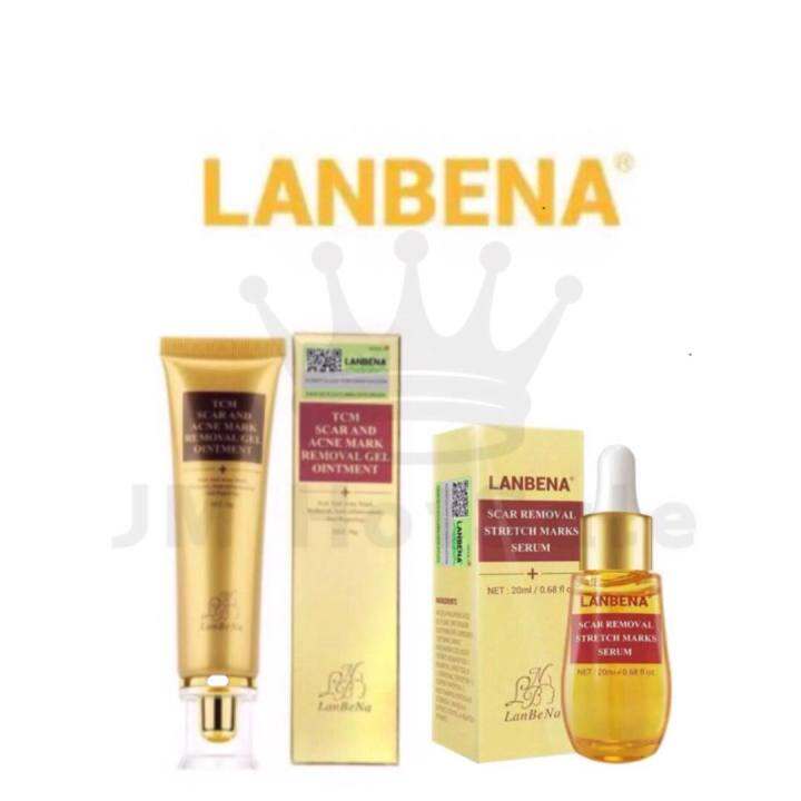 Jm 2in1 Original Lanbena Tcm Scar And Acne Mark Removal Gel Ointment 30g Lanbena Acne Scar 1083