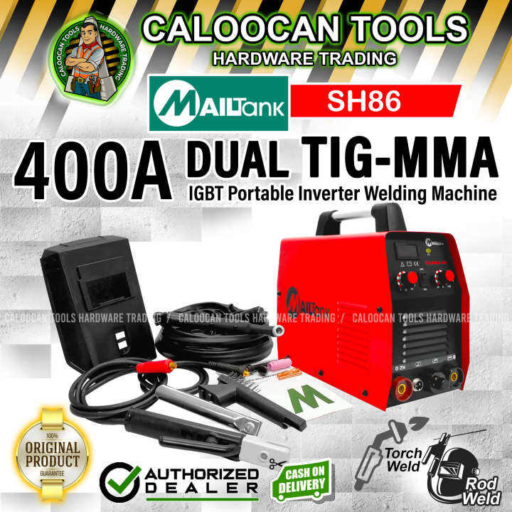 MAILTANK Japan 400A Dual TIG / MMA IGBT Portable Inverter Welding Machine (SH86) CALOOCAN TOOLS