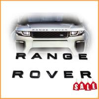 แผ่นป้าย โลโก้ติดรถยนต์ ตัวอัษร LOGO RANG ROVER ลายเคฟร่าติดฝากระโปรงหน้าสำหรับรถRANG ROVER**การันตีคุณภาพ***