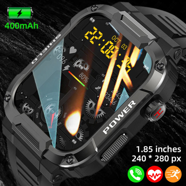 2023 MK66 Smart Watch Men Large Battery Music Playback Fitness Tracker ...