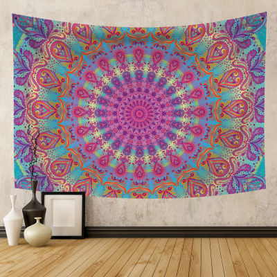 【cw】Wall Tapestry for Bedroom Aesthetic Tapestry Hippie Boho Tapestry Indie Tapestry Bohemian Mandala Tapestry Cool Spiritual Trippy