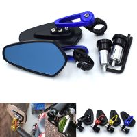 Universal 7/8 quot; 22mm Motorcycle Handlebar Aluminum Rear View Mirrors For Kawasaki Z1000SX Ninja 250 300 400 650 1000 ZX-10R ZX-14