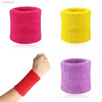 ∏ 1 PCS Unisex Cotton Wristbands Terry Cloth Cotton Sweatband Sports Wrist Tennis Yoga Sport Sweat Wrist Band Newest 8x8cm