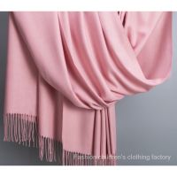 Scarf Winter Womens Cashmere-like Scarf Thickened Student Shawl Korean Style Big Red Annual Meeting Celetion Scarf