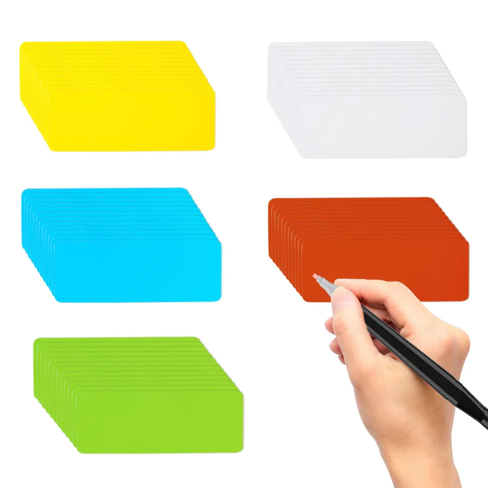 60pcs Magnetic Dry Erase Labels, Reusable Name Plate Tag 5 Colors, Flexible Magnetic  Label Strips For Whiteboard Locker Refrigerator Shelving Toolbox In Home  Office Classroom 8 X 3cm Each