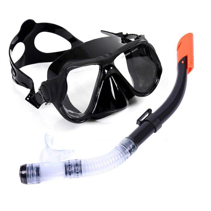 Underwater Scuba Diving Masks Snorkeling Breath Tube Set For Silicone ...