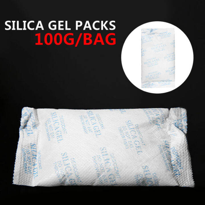 SRONTT New 100g/bag Silica Gel Desiccant Moisture Absorber Dehumidifier