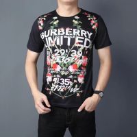 BURBERRY Cotton Slim Fit เสื้อยืดผู้ชาย