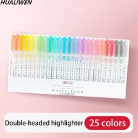 Highlighters Pastel Markers Dual Tip Fluorescent Pen For Art Drawing Doodling Marking School Office StationeryHighlighters  Markers