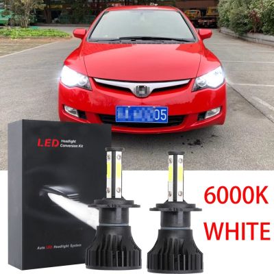 ชุดไฟหน้าฮาโลเจนต่ํา LED 2013 6000K 6000K แบบเปลี่ยน สําหรับ Honda Civic FB 2012-2016 2PCS