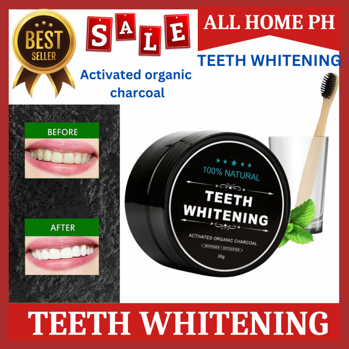 TEETH WHITENING ACTIVATED CHARCOAL 30g Teeth Whitening Bamboo Charcoal