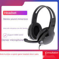 KINGSTAR FX-01 Wired Headphones Over-Ear Earphone Subwoofer with Mic Deep Bass Gaming Headset For Computer Notebook Phone Gamer